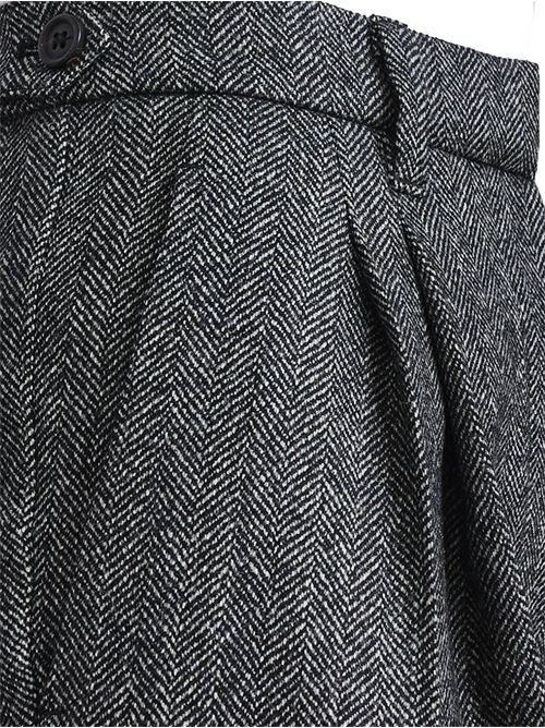 Anthracite grey virgin wool pants Brunello Cucinelli | MB127P8764C301